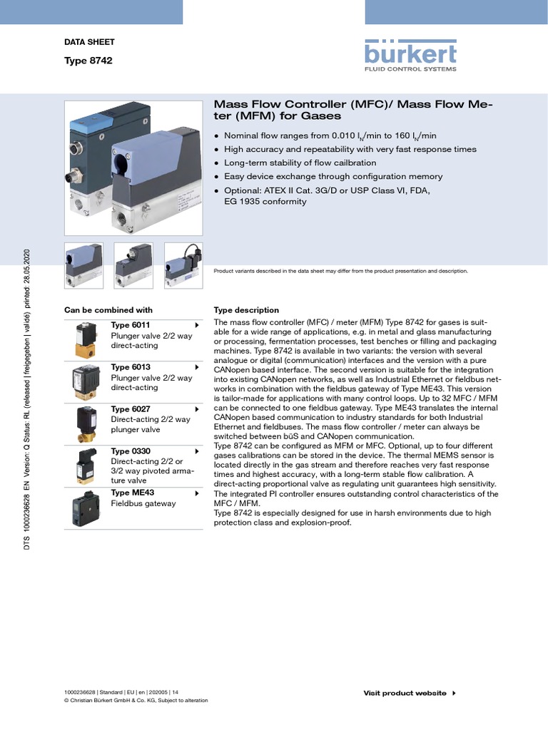 DS8742 Standard EU EN PDF | PDF | Electrical Connector | Flow Measurement