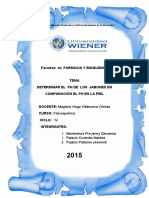 Determinar el pH de los jabones y su comparación con el pH de la piel