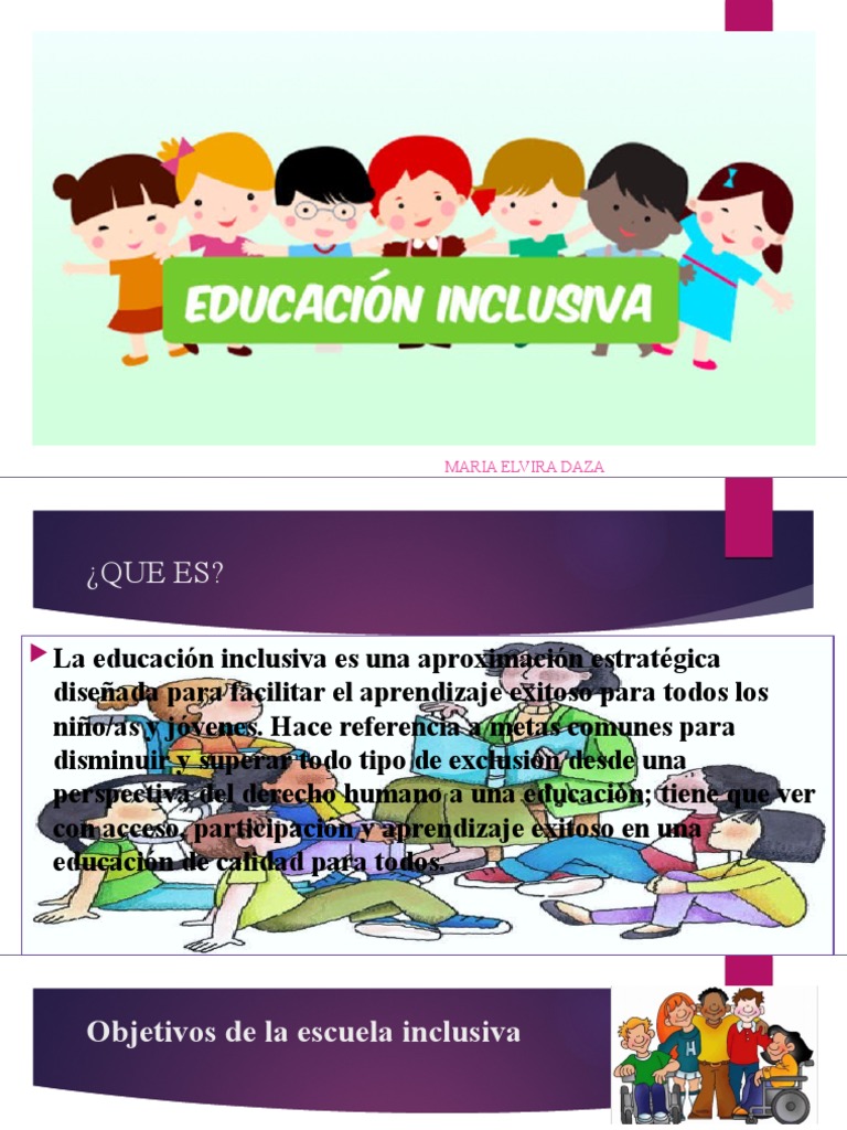 La Educacion Inclusiva | PDF