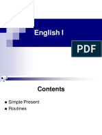 English I Lesson V Simple Present and Daily Routines