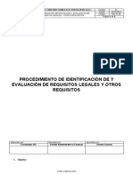 SIG-Pr-05 Identificación de Evaluación de Requisitos Legales