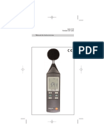 Testo 816 Medidor de Ruido