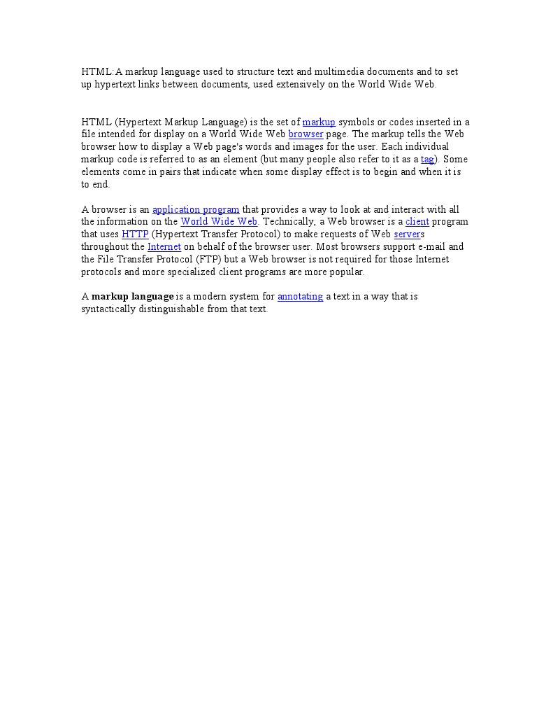 Understanding HTML and Web Browsers | PDF