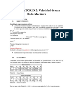 Lab 2. Velocidad de Una Onda Mecanica