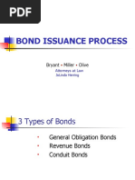 Bond Issuance Process: Bryant Miller Olive