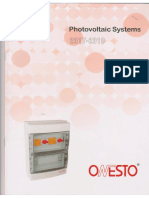 Onesto Photovoltaic Systems