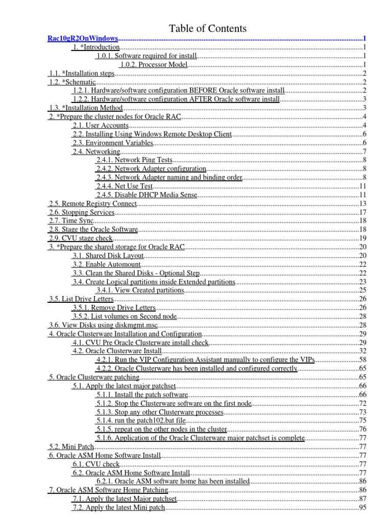 RACGuides Rac10gR2OnWindows | PDF | Remote Desktop Services | Windows ...