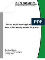 Seven Key Learning Indicators Your CEO Really Needs To Know