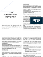 UP B2005 - Legal Profession Reviewer