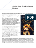 Book Review - Labyrinth Lost (Brooklyn Brujas #1) by Zoraida Córdova - Latinxs in Kid Lit