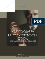 LAS INFRACCIONES DE LOS POSTORES EN LA CONTRATACIÓN ESTATAL EN LA JURISPRUDENCIA DEL OSCE.pdf