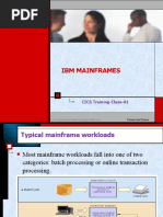 Ibm Mainframes: CICS Training Class-01