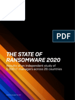 The State of Ransomware 2020: Results of An Independent Study of 5,000 IT Managers Across 26 Countries