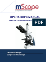 Operator'S Manual: T670 Microscope