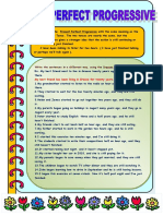 Write The Sentences in A Different Way, Using The Present Perfect Progressive