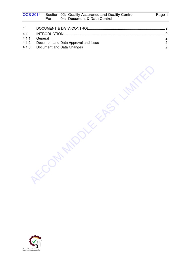 02-4 - Document Control PDF | PDF | Quality Assurance | Business