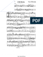Cecilia - 5 Horns + Rhythm - Dale PDF