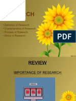 What Is Research - Charac