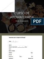 Ficha de Avaliação - Aromaterapia