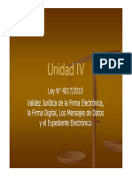 Unidad IV - Ley de Firma Digital