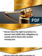 Nurses bill of rights