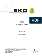 FEKO. Example Guide