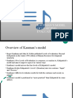 Kaufman's Model of Learning Evaluation