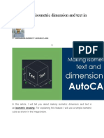 How to make isometric dimension and text in AutoCAD.docx