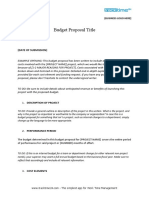 Budget Proposal Template TrackTime24