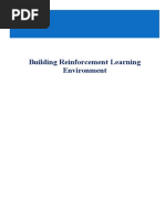 Building Reinforcement Learning Environment