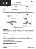 Fault Code 123: Intake Manifold Pressure Sensor Circuit