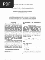 Effect of Lateral Profile on Diffraction by Natural Obstacle