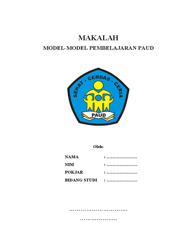 Makalah Model Model Pembelajaran Paud