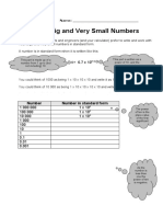 Big and Small Numbers Part 1