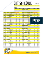 Cebu Pacific Air's International Schedule (31 October 2010 - UFN 010311)