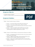CultStone Live Project - Assignment 1 - Business Strategy PDF