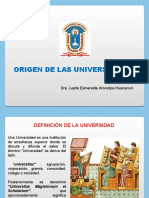 Origen de Las Universidades