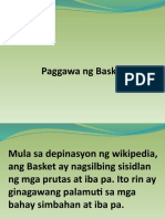 Ang Paggawa NG Basket Magsayo, Tukaldo, Cantomayor