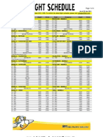 Cebu Pacific Air's Domestic Schedule (27 October 2010 - UFN 010311)