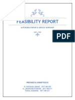 Project Feasibility Report For Automobile Repair