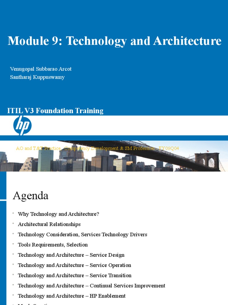 Module 9 - Technology and Architecture - 1.0 | PDF | Service Oriented ...