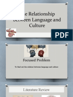Relationship Language & Culture