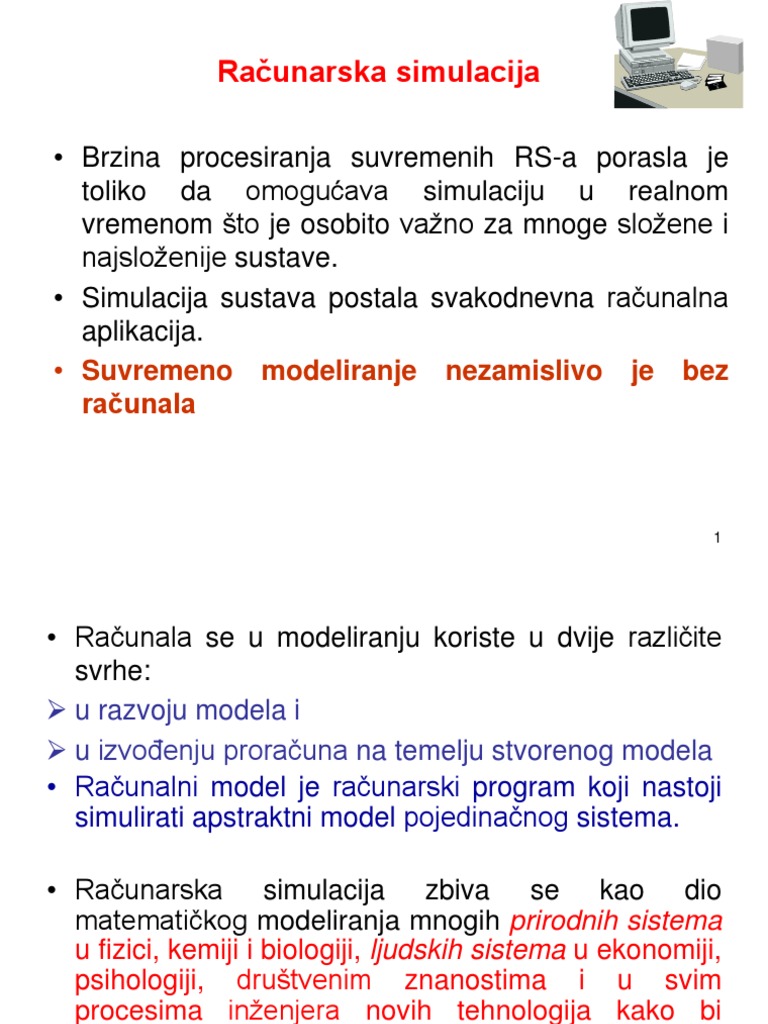 2 - RP - Simulacija I Modeliranje - 2 | PDF