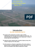 Highway Alignment Design Project
