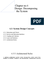 Chapter No.6 System Design: Decomposing The System