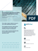 Biochemical Oxygen Demand (BOD) / Chemical Oxygen Demand (COD) Reduction