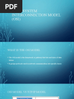 Open System Interconnection Model (OSI)