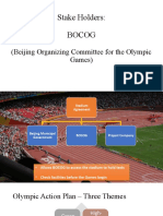 Stake Holders: Bocog: (Beijing Organizing Committee For The Olympic Games)