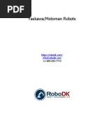 RoboDK Doc EN Robots Motoman