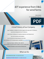 NDT Experience From O&G For Wind Farms: Alberto Monici Ets Sistemi Industriali SRL Italy